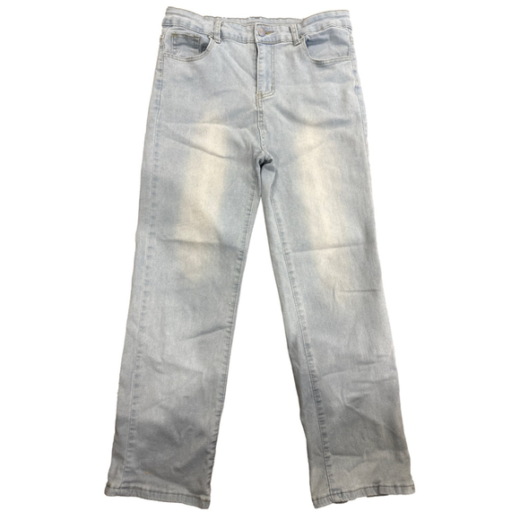 Women's Light Blue Straight Leg Jeans Size M - Picture 1 of 5